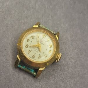 Gold Vintage Helbros Invincible Watch